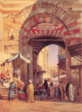 Edwin Lord Weeks Painting - The Moorish Bazaar Persian Egyptian Indian Edwin Lord Weeks